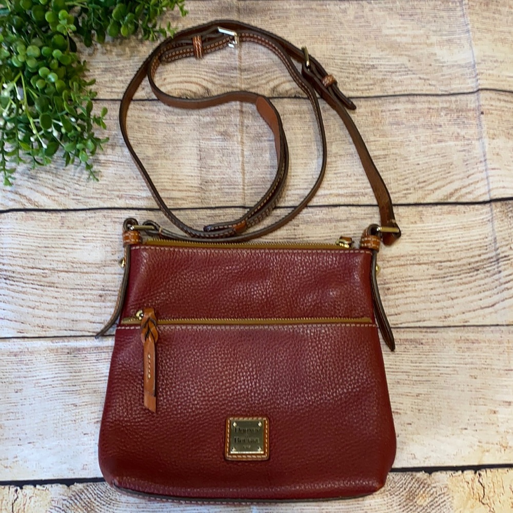 Dooney & Bourke Pebbled Leather Crossbody Bag - Picture 1 of 16